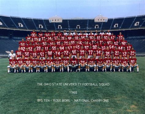 1968_football_team | Ohio state buckeyes football, Ohio state football ...