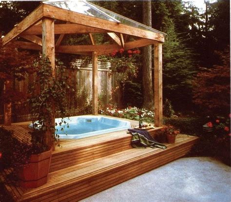 Amazing Garden Tub Decor Ideas 25 | Hot tub patio, Hot tub pergola, Hot tub gazebo