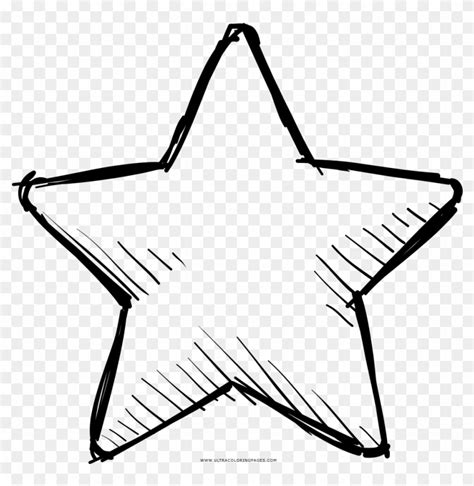 Estrella Página Para Colorear - Drawing, HD Png Download - 1000x1000 ...