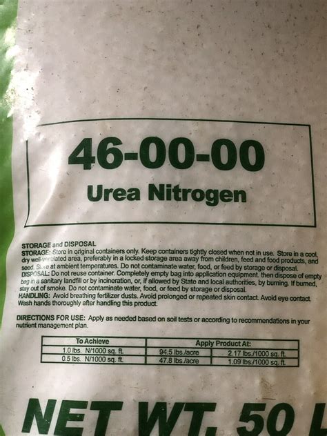 Nitrogen 46-0-0 Urea. Fertilizer great for lawns, gardens & fruit trees. | eBay