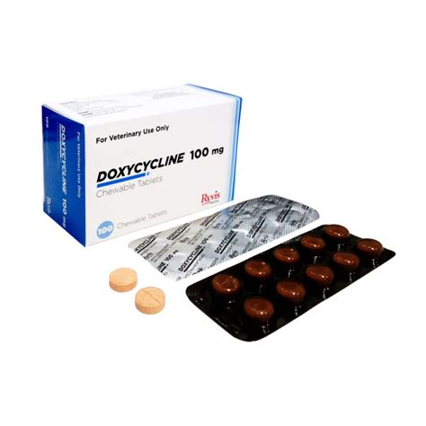 Doxycycline Chewable Tablets 100 mg | Ryvis Pharma