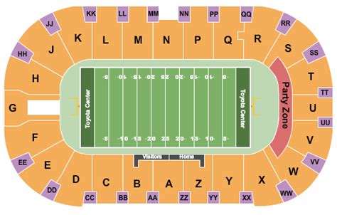 Toyota Center Seating Chart - Kennewick