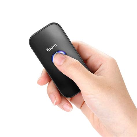 Eyoyo Mini CCD Bluetooth Barcode Scanner, 3-in-1 Bluetooth & USB Wired & 2.4 Wireless Bar Code ...