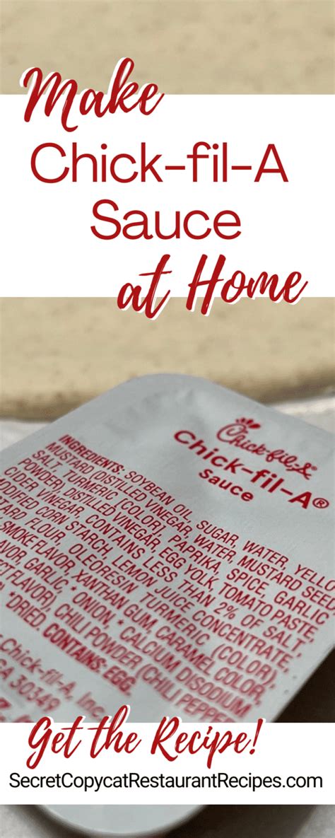 Chick-fil-A Sauce Recipe - Secret Copycat Restaurant Recipes