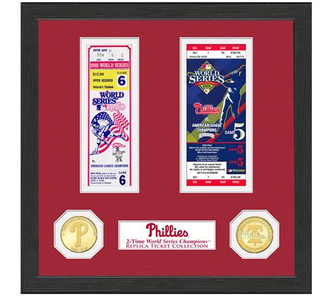 Philadelphia Phillies World Series Ticket Collection - QVC.com