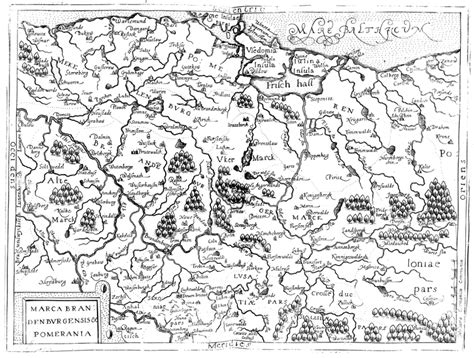 Map of Margraviate of Brandenburg and Pomerania | Pitts Digital Image Archive | Emory University