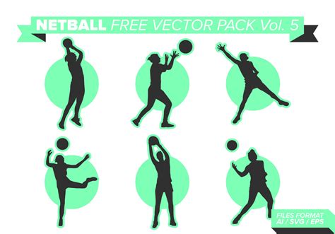 Netball Free Vector Pack Vol. 5 129781 Vector Art at Vecteezy