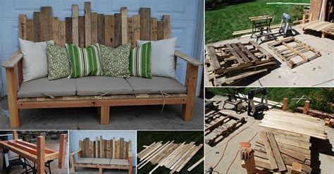 DIY Outdoor Pallet Sofa | Home Design, Garden & Architecture Blog Magazine