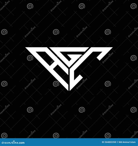 AGC Letter Logo Creative Design with Vector Graphic, Stock Vector - Illustration of symbol ...