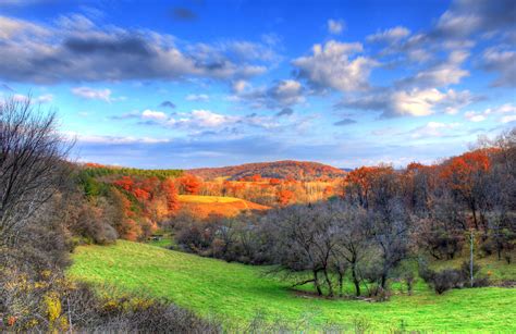 Sky over Hills at Wildcat Mountain State Park, Wisconsin image - Free stock photo - Public ...