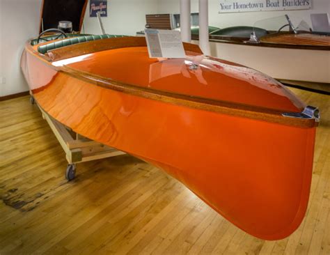 Rare Inboard Penn Yan Boat at the Finger Lakes Boating Museum - Virily