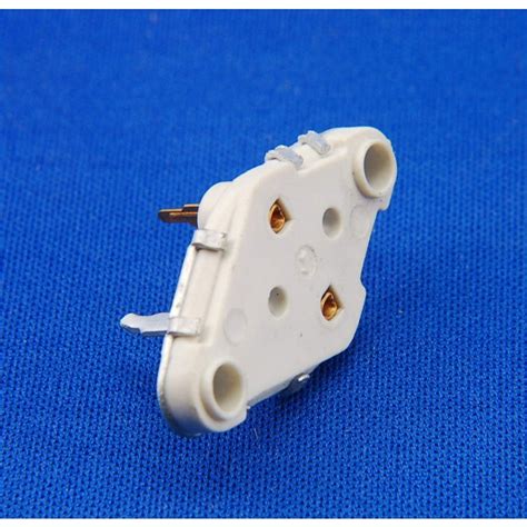 DYNACO HAFLER - MS-091 - TRANSISTOR INSULATED SOCKET, TO-3 - White Ceramic , Gold Pins.