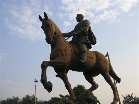 Equestrian statue of Bagha Jatin in Kolkata, West Bengal India