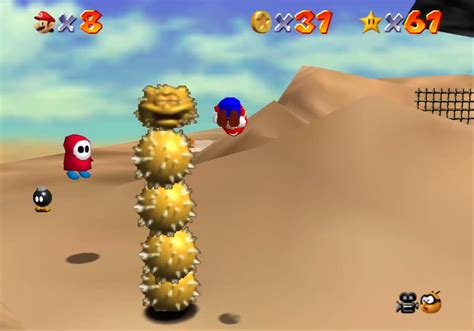 Shifting Sand Land Stars - Super Mario 64 Walkthrough