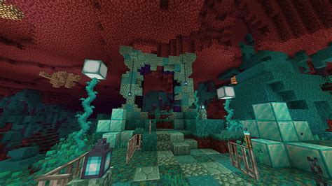 1080P Free download | Created a warped forest broken nether portal! :D : r/Minecraft, minecraft ...