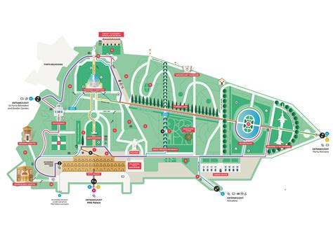 Boboli Gardens map :: Behance