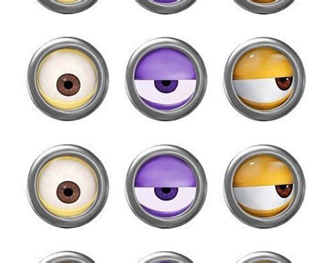 MINION Minion Movie Minion Eyes Minion Mouths Instant | Etsy | Purple ...