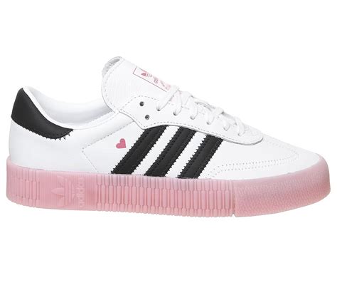 adidas Samba Rose Trainers White Black Glory Pink - Hers trainers