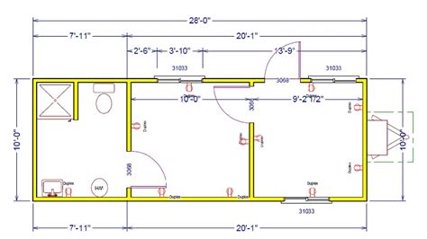 Office Trailer Floor Plan Galleries | API Trailers, Central Coast, CA