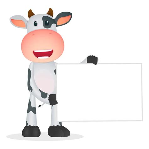 Funny cartoon cow — Stock Vector © artenot #7645334