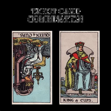 Queen Of Cups Reversed AND King Of Cups Tarot Cards Meaning