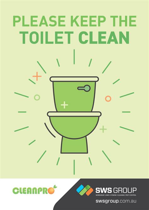 Keep the toilet clean Poster