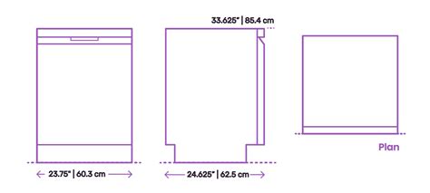 LG Top Control Dishwasher Dimensions & Drawings | Dimensions.Guide