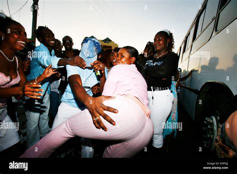 Passa Passa street party in Kingston Jamaica Stock Photo - Alamy