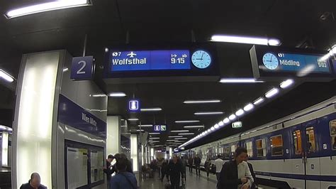 Vienna Airport Train from Vienna City Centre - YouTube