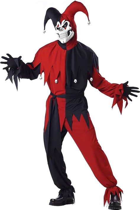 Adult Evil Jester Costume : Amazon.ca: Clothing, Shoes & Accessories