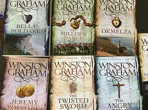 Winston Graham Set Lot Of 7 Books Poldark Series Cornwall paperbacks ...