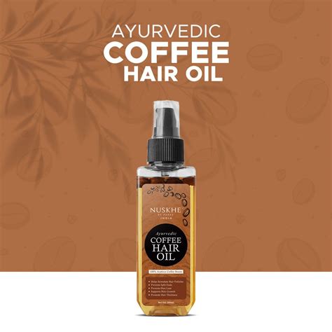 Arabic Ayurvedic Coffee Hair Oil For Dandruff Free Hair & Thickening 100ml