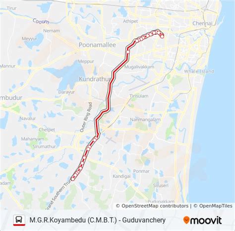 104c Route: Schedules, Stops & Maps - Guduvanchery (Updated)