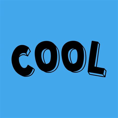 Cool word art vector typography | free image by rawpixel.com / cotton ...