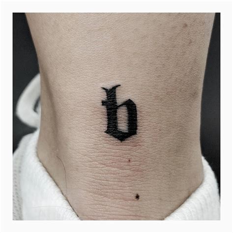 Tattoo Letter B