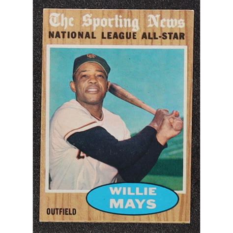 Willie Mays 1962 Topps #395 AS | Pristine Auction