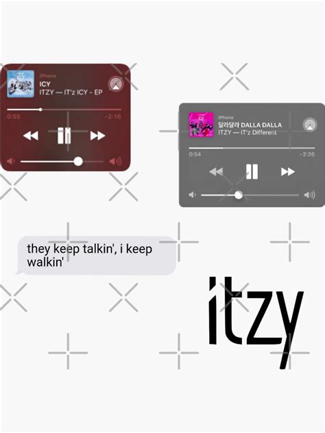 "Itzy sticker pack" Sticker for Sale by wishblue | Redbubble