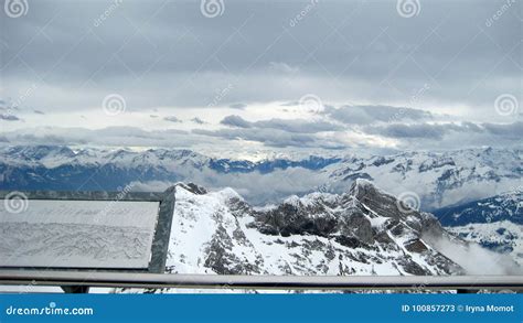 Alps in Switzerland stock image. Image of cold, forest - 100857273