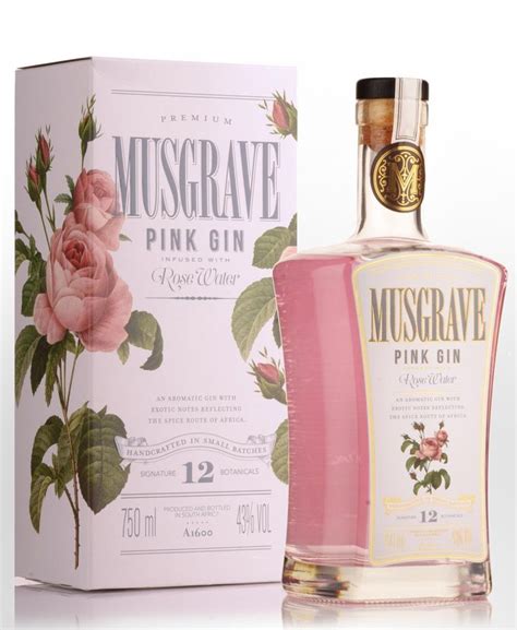 Musgrave Pink Gin (750ml) | Pink gin, Gin, Gin drinks