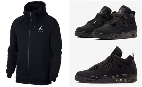 Air Jordan 4 Black Cat Clothing and Hats | SportFits.com