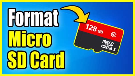 How to Format Micro SD Card on Windows 10 PC (Fast Method!) - YouTube