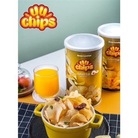 UU CHIPS Kerepek Ubi Kayu 5 Flavour Salted Egg Cheese Hot Spicy Sambal Basal Original | Shopee ...