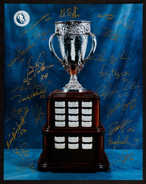 Lot Detail - NHL Calder Memorial Trophy Past Winners Multi-Signed Photo ...