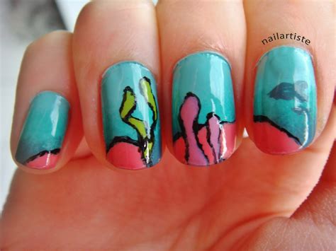 The Nail Artiste: Nail Art: Sherman's Lagoon for Shark Week