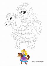 Princess Horse Coloring Pages  2 Free Sheets 2021 sketch template