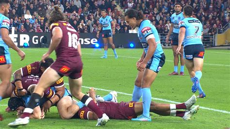 State of Origin 2022: Jarome Luai, Selwyn Cobbo knocked out, QLD ...