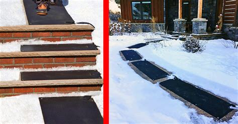 These Heated Mats Prevent Snow and Ice From Building Up On Your Outdoor ...