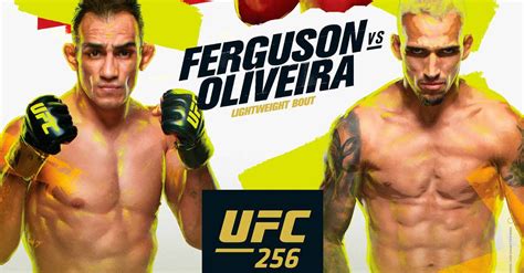 Tony Ferguson vs Charles Oliveira FULL fight video + highlights UFC 256