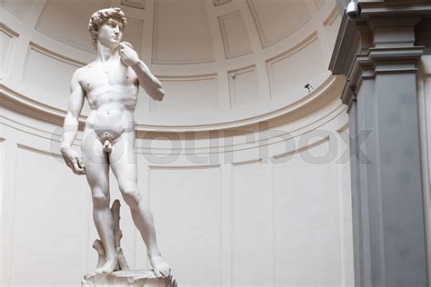 David sculpture by Michelangelo Buonarroti - 1501. The masterpiece of the Renaissance art ...