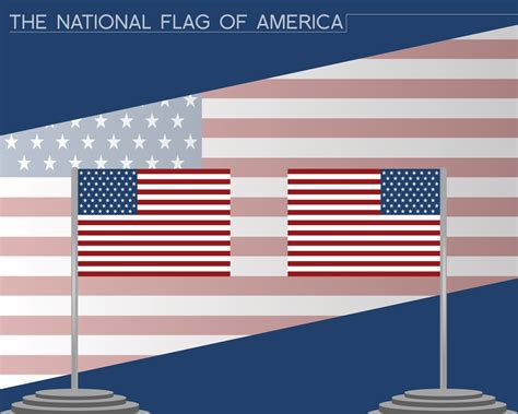 The national flag of america vector design 2632760 Vector Art at Vecteezy